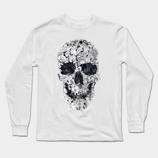 Doodle Skull Long Sleeve T-Shirt